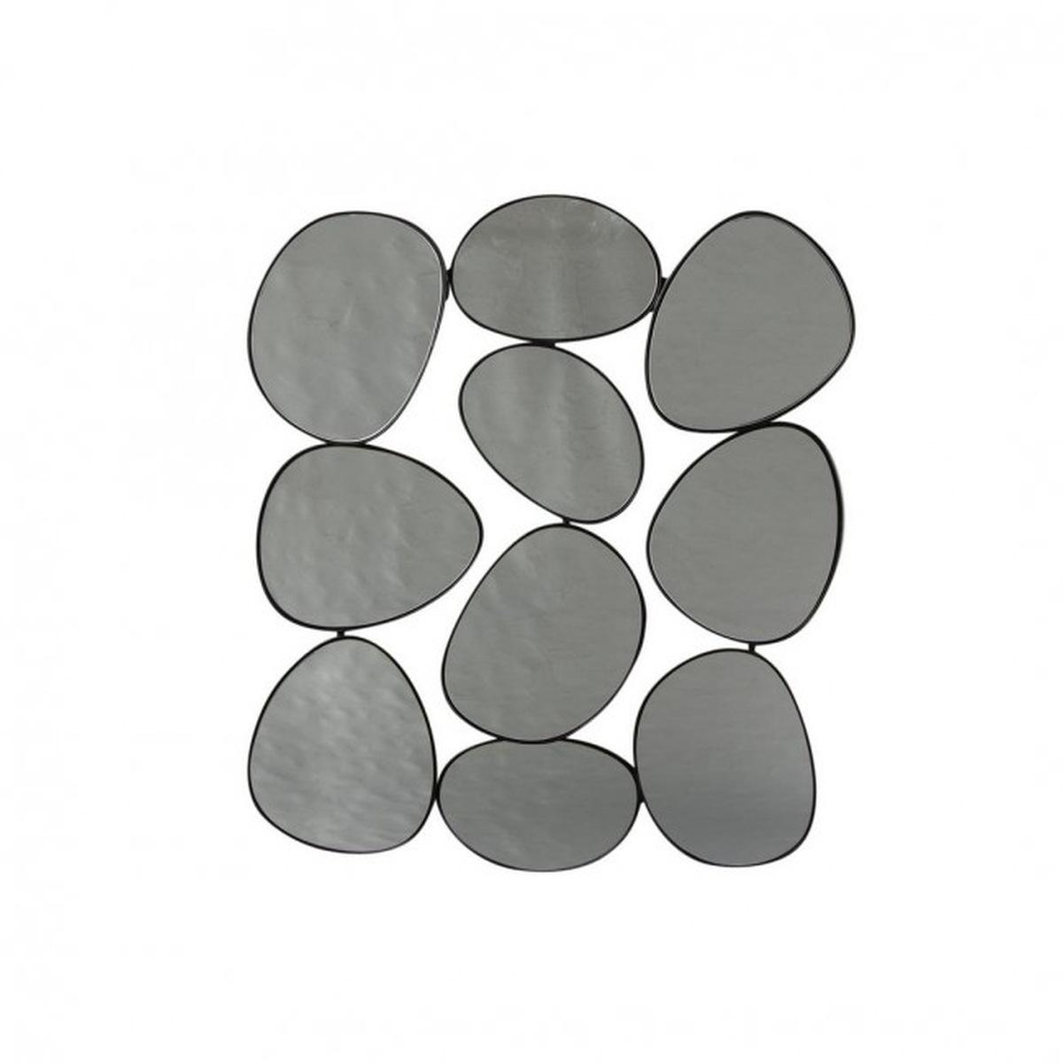 Specchio con Cornice Connery Rettangolare Nero cm.67x78H | Bizzotto