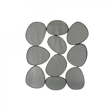 Specchio con Cornice Connery Rettangolare Nero cm.67x78H | Bizzotto