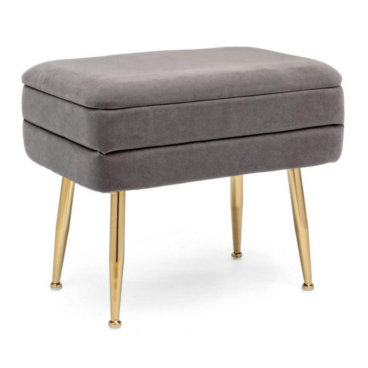 Panca Singola Cont. Pavlina Grigio Scuro | Bizzotto