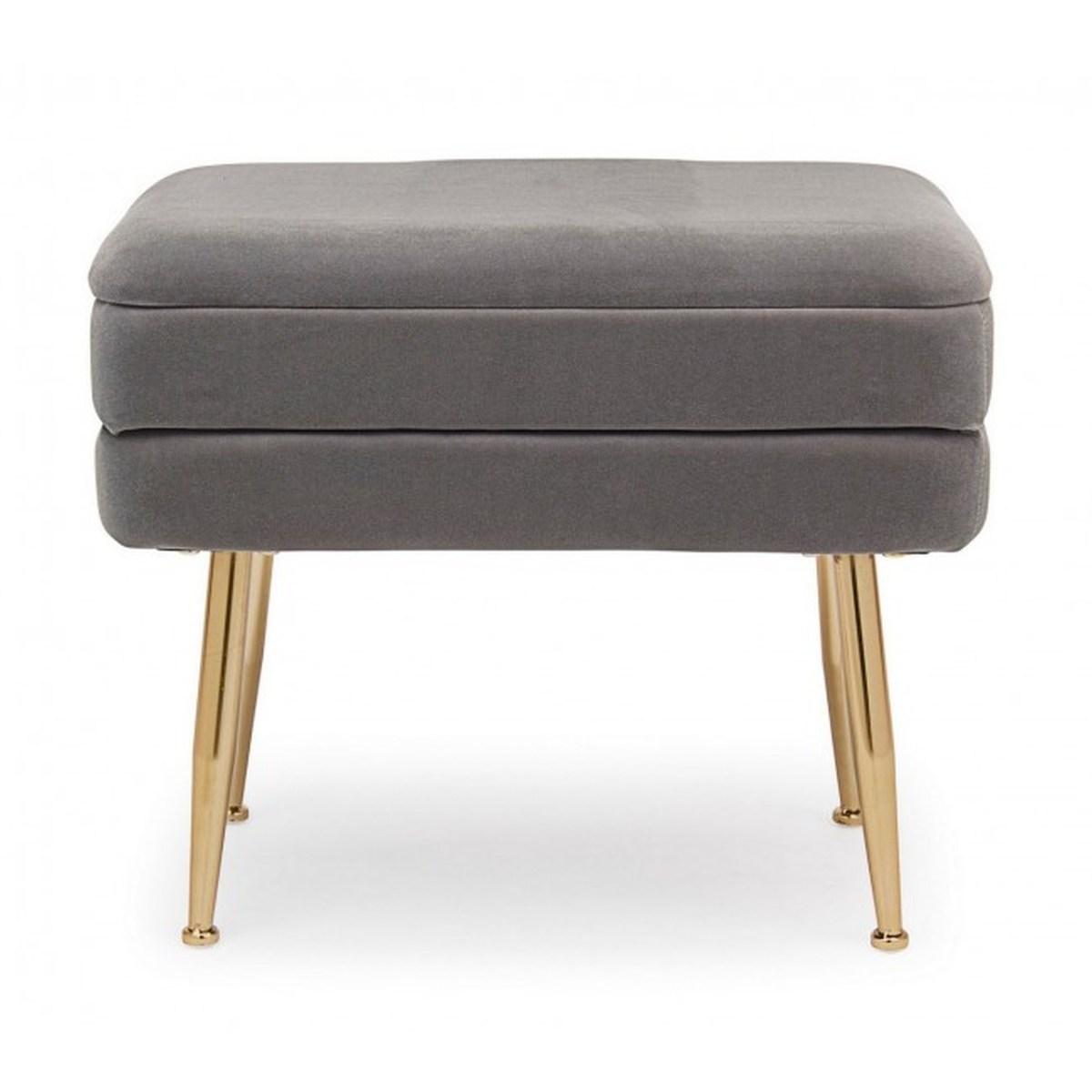 Panca Singola Cont. Pavlina Grigio Scuro | Bizzotto