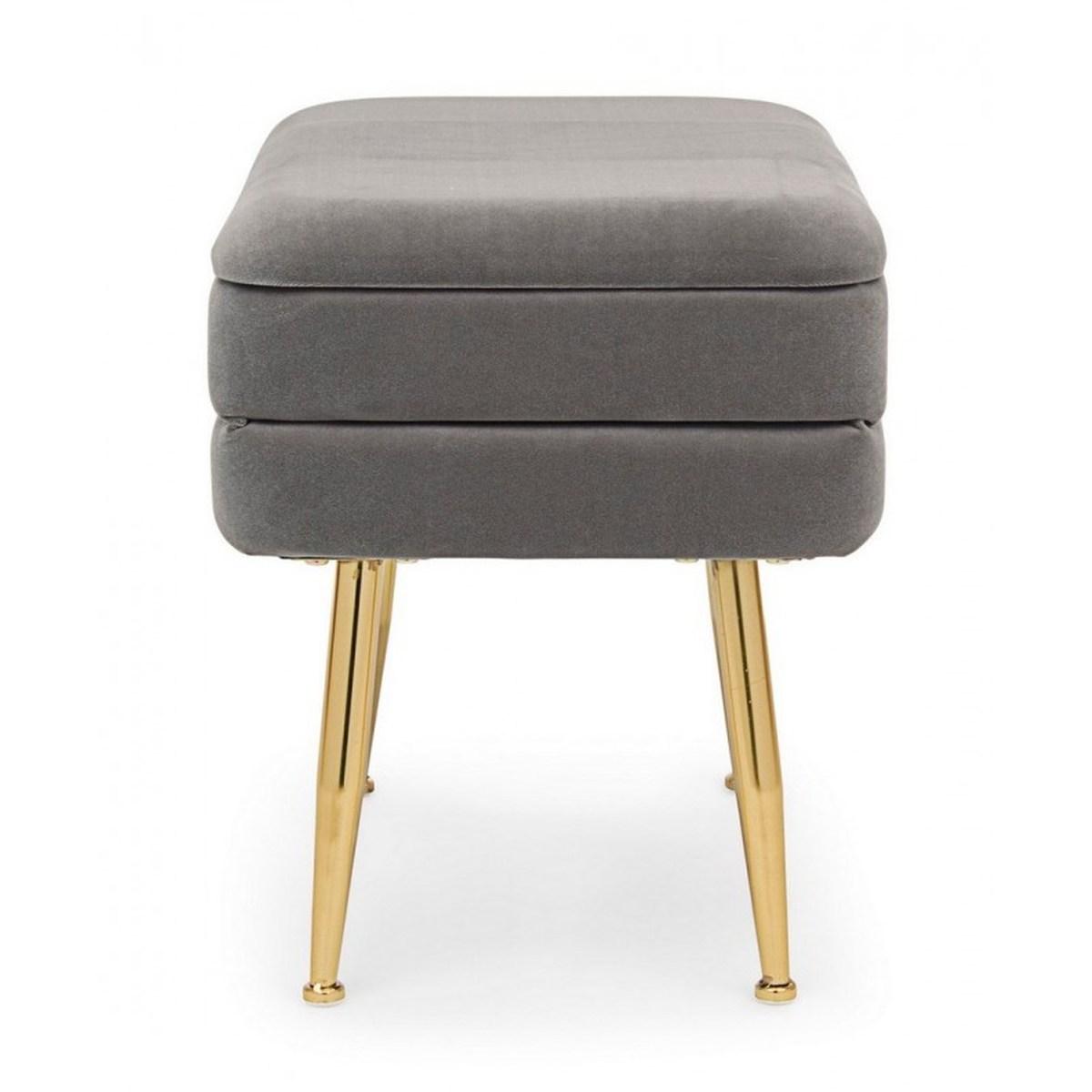 Panca Singola Cont. Pavlina Grigio Scuro | Bizzotto