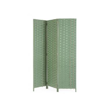 Paravento 3 Ante Jalila Verde cm.135x180H | Bizzotto