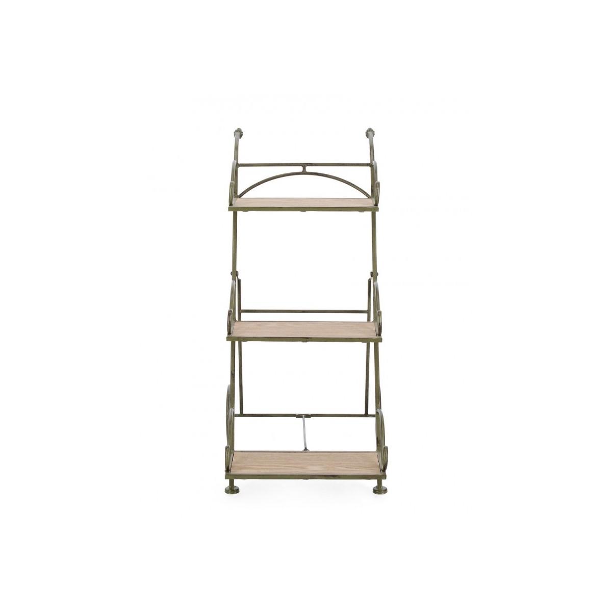 Portafiori 3 Posti Guenda Rettangolare Verde Scuro con Ruo | Bizzotto