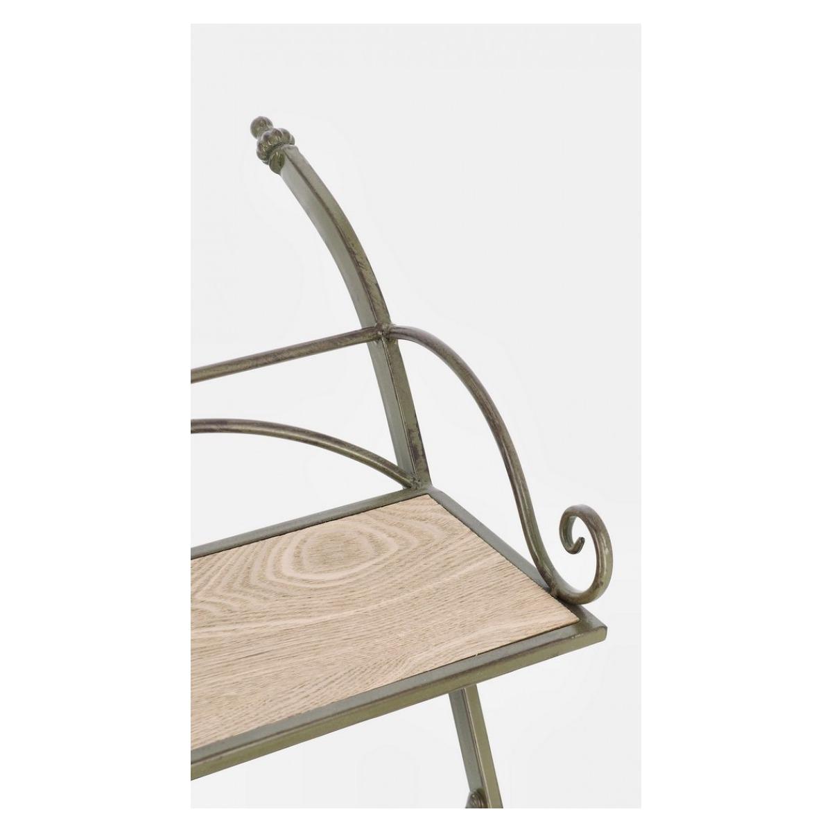 Portafiori 3 Posti Guenda Rettangolare Verde Scuro con Ruo | Bizzotto