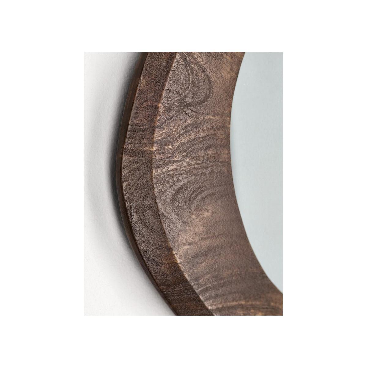 Specchio con Cornice Erin Marrone cm.50x44 | Bizzotto