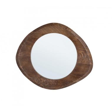 Specchio con Cornice Erin Marrone cm.50x44 | Bizzotto