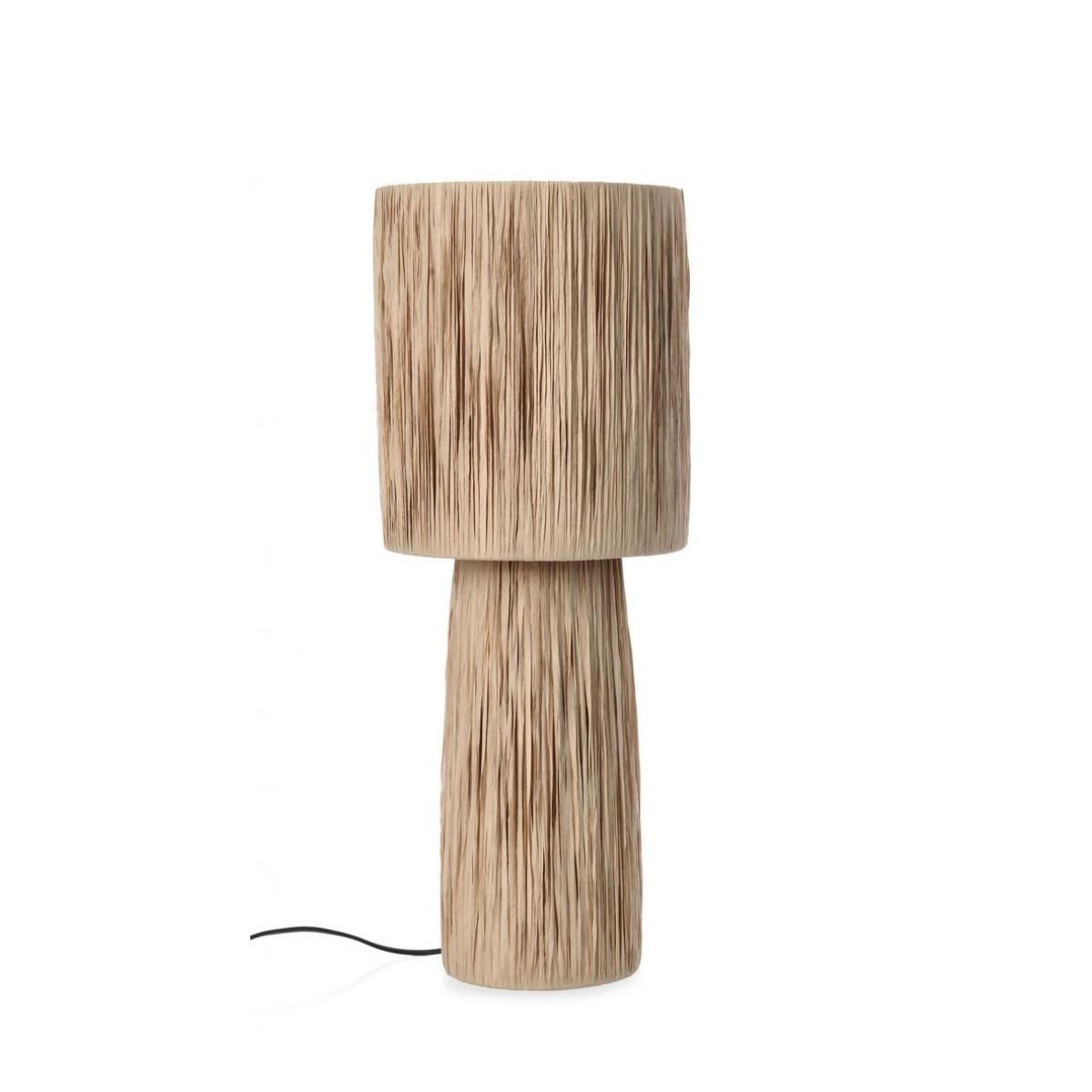 Lampada Tavolo Kanda Naturale cm.H59 | Bizzotto