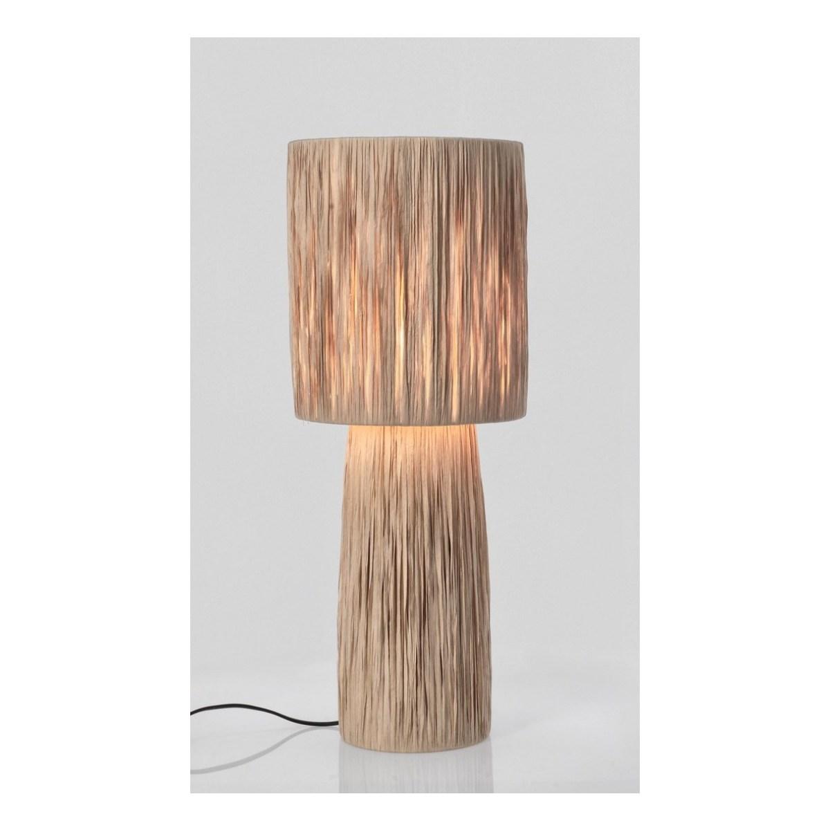 Lampada Tavolo Kanda Naturale cm.H59 | Bizzotto