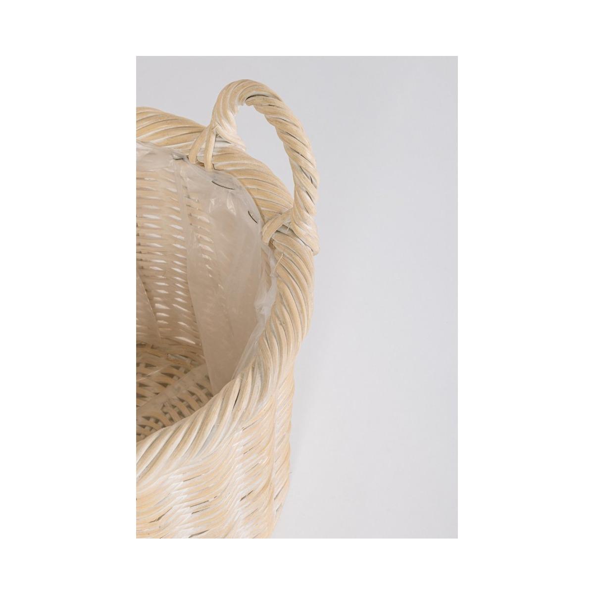 Cesto Set pz.2 con 2 Manici Randy To Sbiancato  | Bizzotto