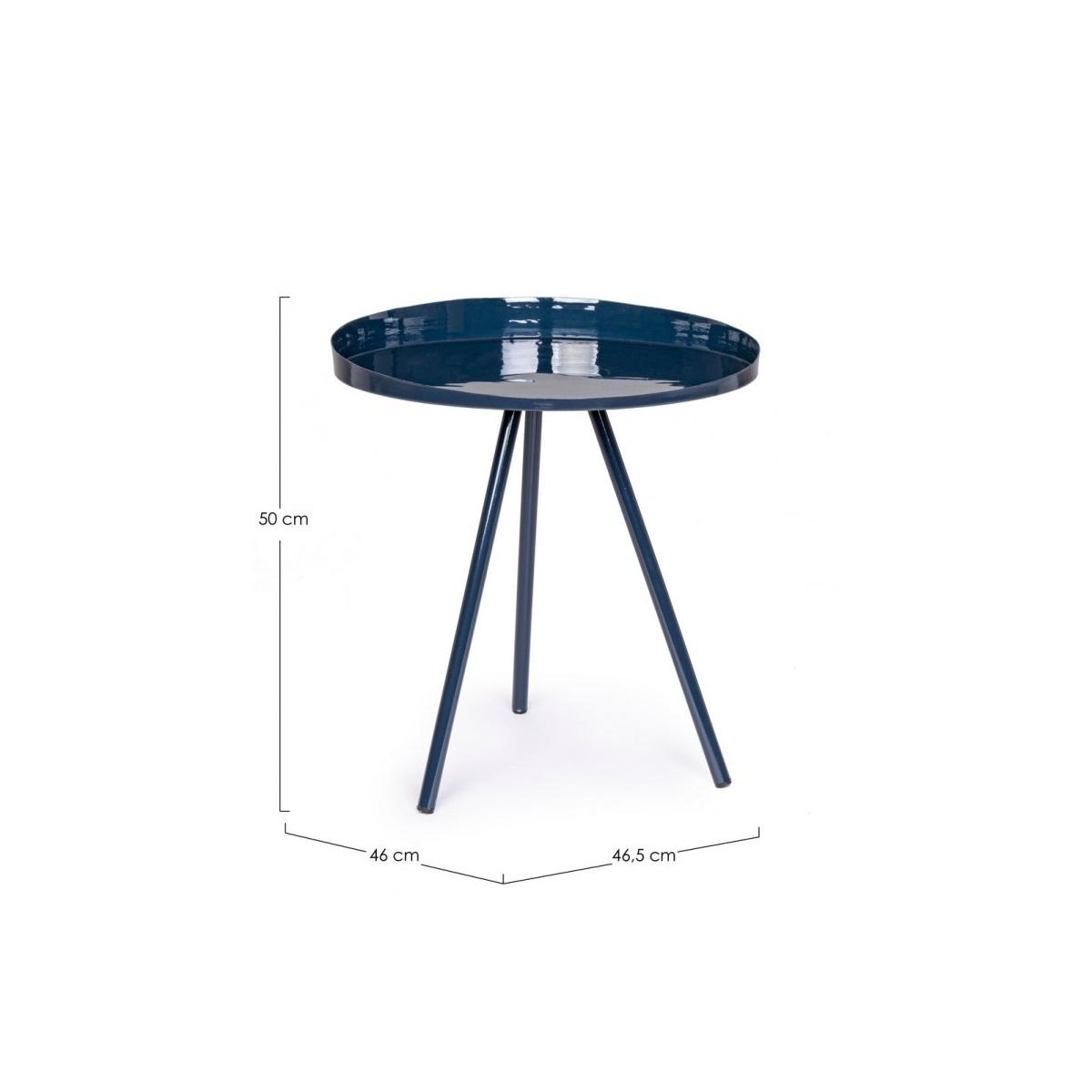 Tavolino Anchita Blu 46.5x46 | Bizzotto