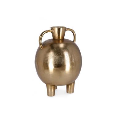 Vaso a Bottiglia Decorativa Sagar 2 Manici Oro cm.H37 | Bizzotto