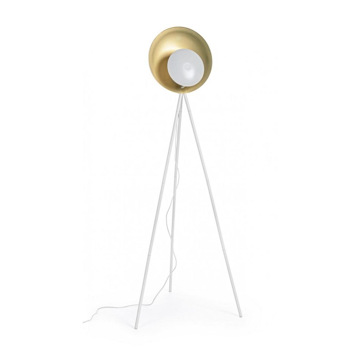 Piantana Design Treppiede Bia-Oro cm.H156 | Bizzotto