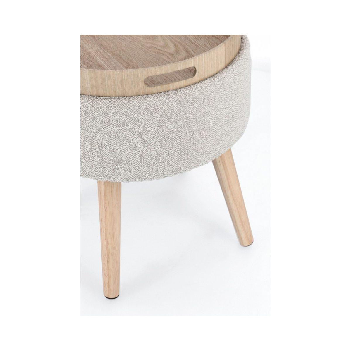 Sgabello Contenitore.Zoya con Vass Grig Ch | Bizzotto