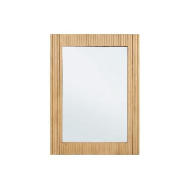 Specchio con Cornice Charley Rettangolare Naturale cm.60x80 | Bizzotto