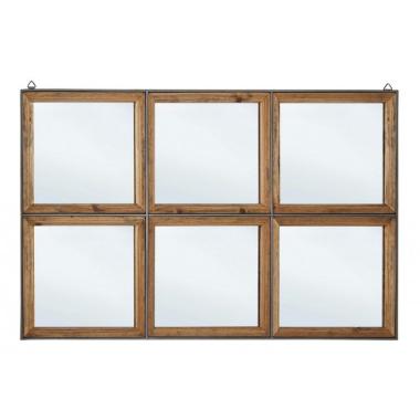 Specchio con Cornice Border cm.92x52 | Bizzotto