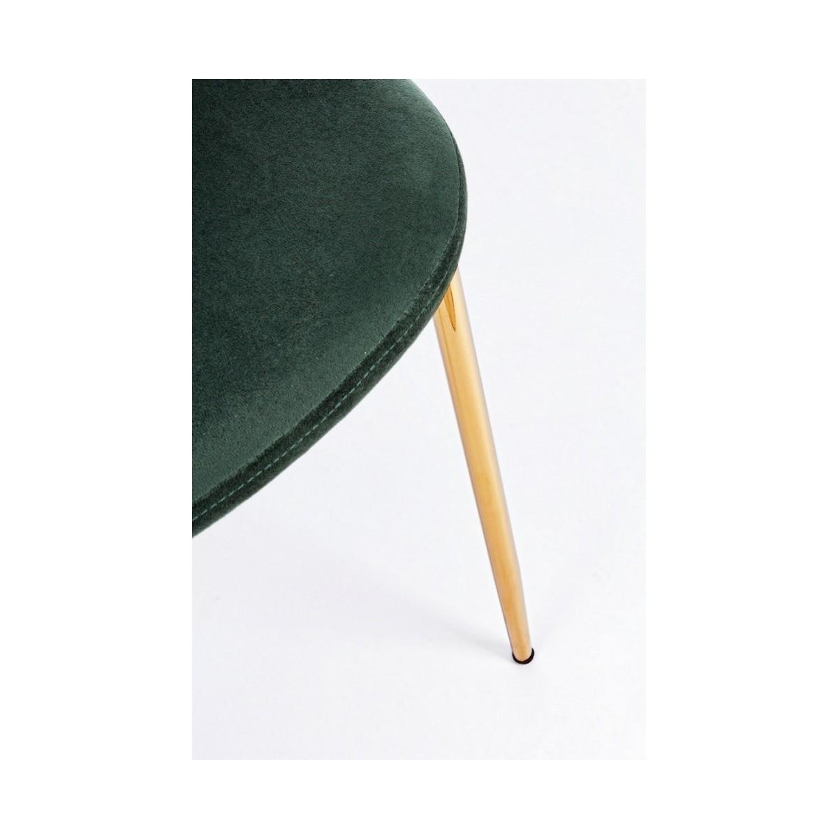 Sedia Terry Velluto Verde Scuro | Bizzotto