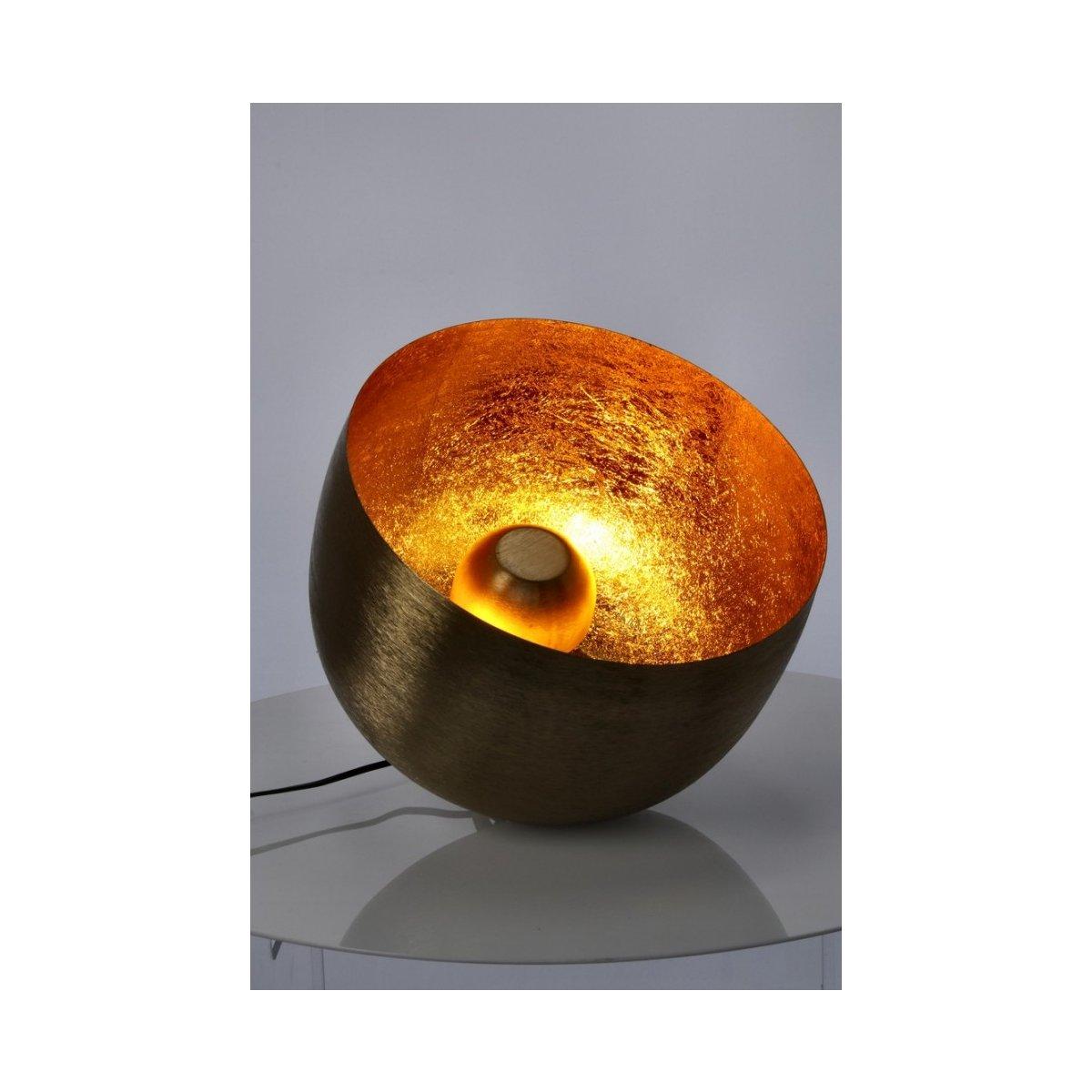 Lampada Tavolo Isham Oro cm.H32 | Bizzotto