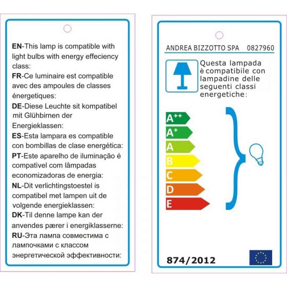 Lampadario Zambia Nat cm.H42 | Bizzotto