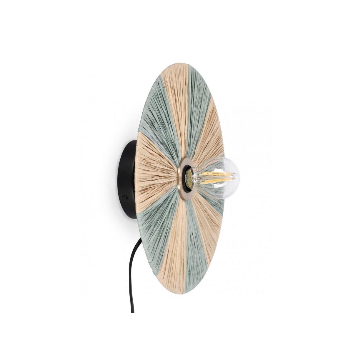 Lampada Applique Kanda Natural Azzur cm.Ã?33 | Bizzotto