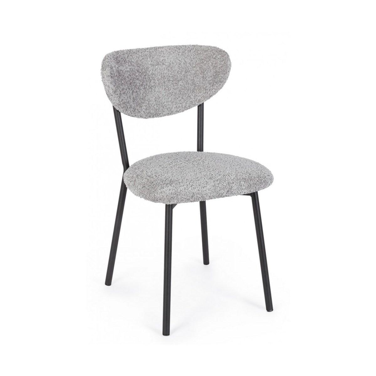 Sedia Ludmilla Grigio Chiaro | Bizzotto