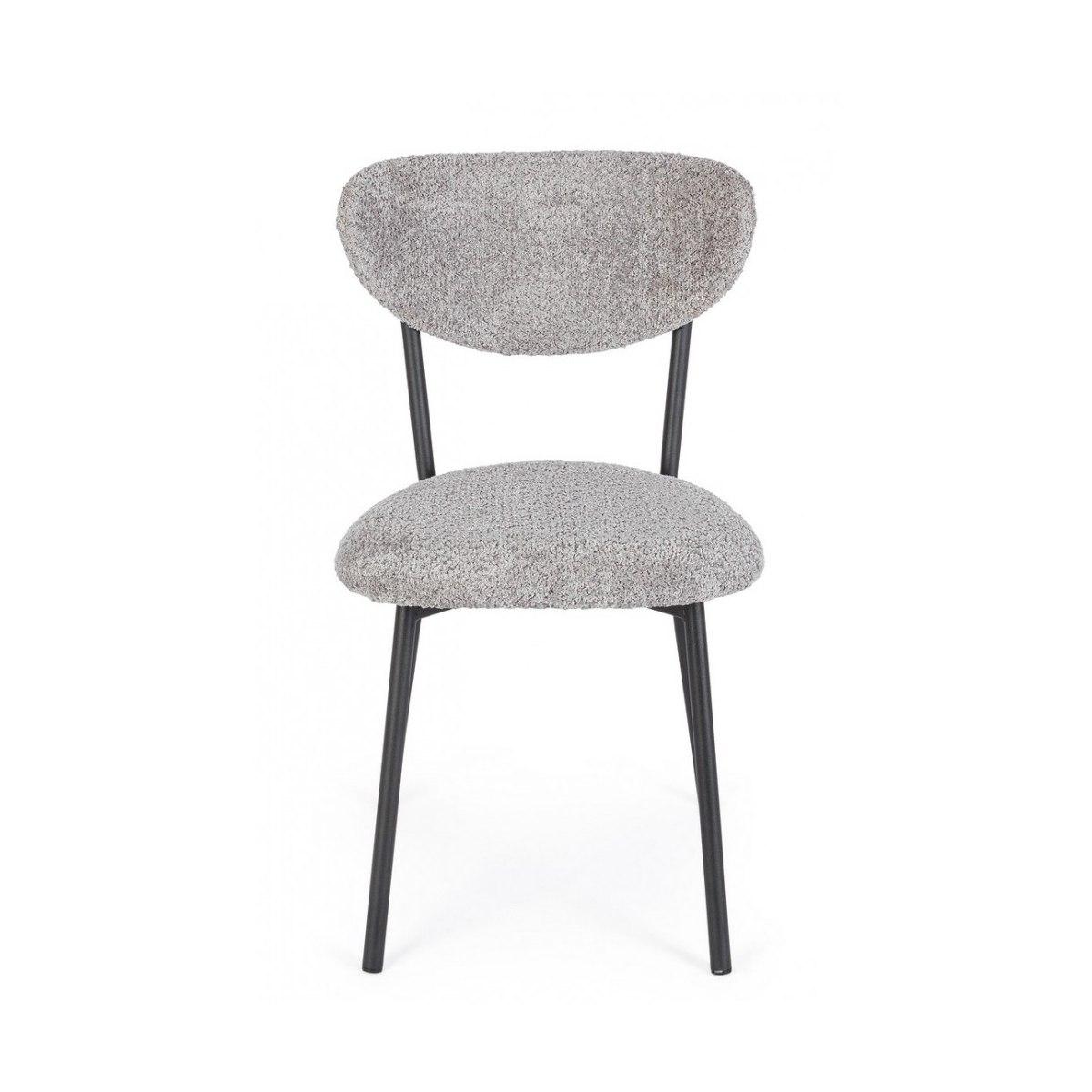 Sedia Ludmilla Grigio Chiaro | Bizzotto