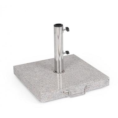 Base Ombr Shiny con Ruote Quadro 30 Kg. Granito | Bizzotto