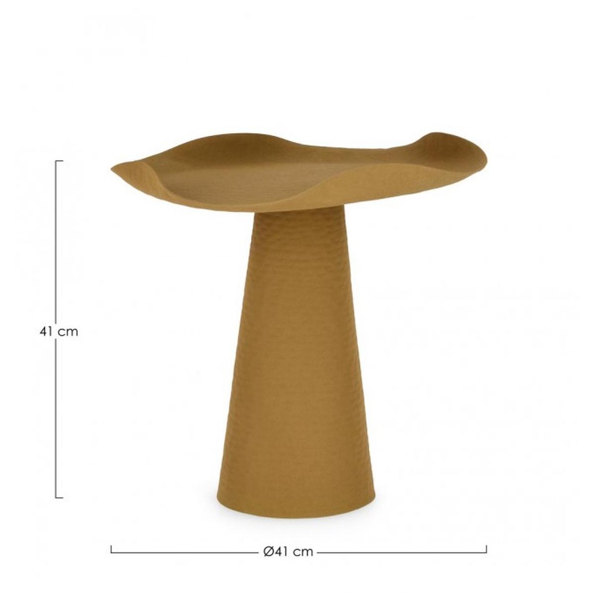 Tavolino Lalita Senape Tondo cm.Ã?41 | Bizzotto