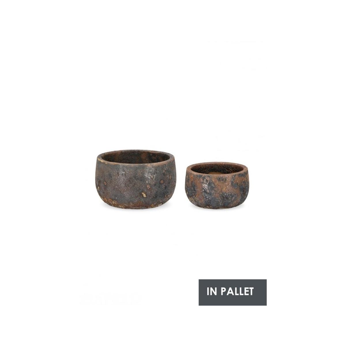 Portavaso Set pz.2 Duyen To Rusty | Bizzotto