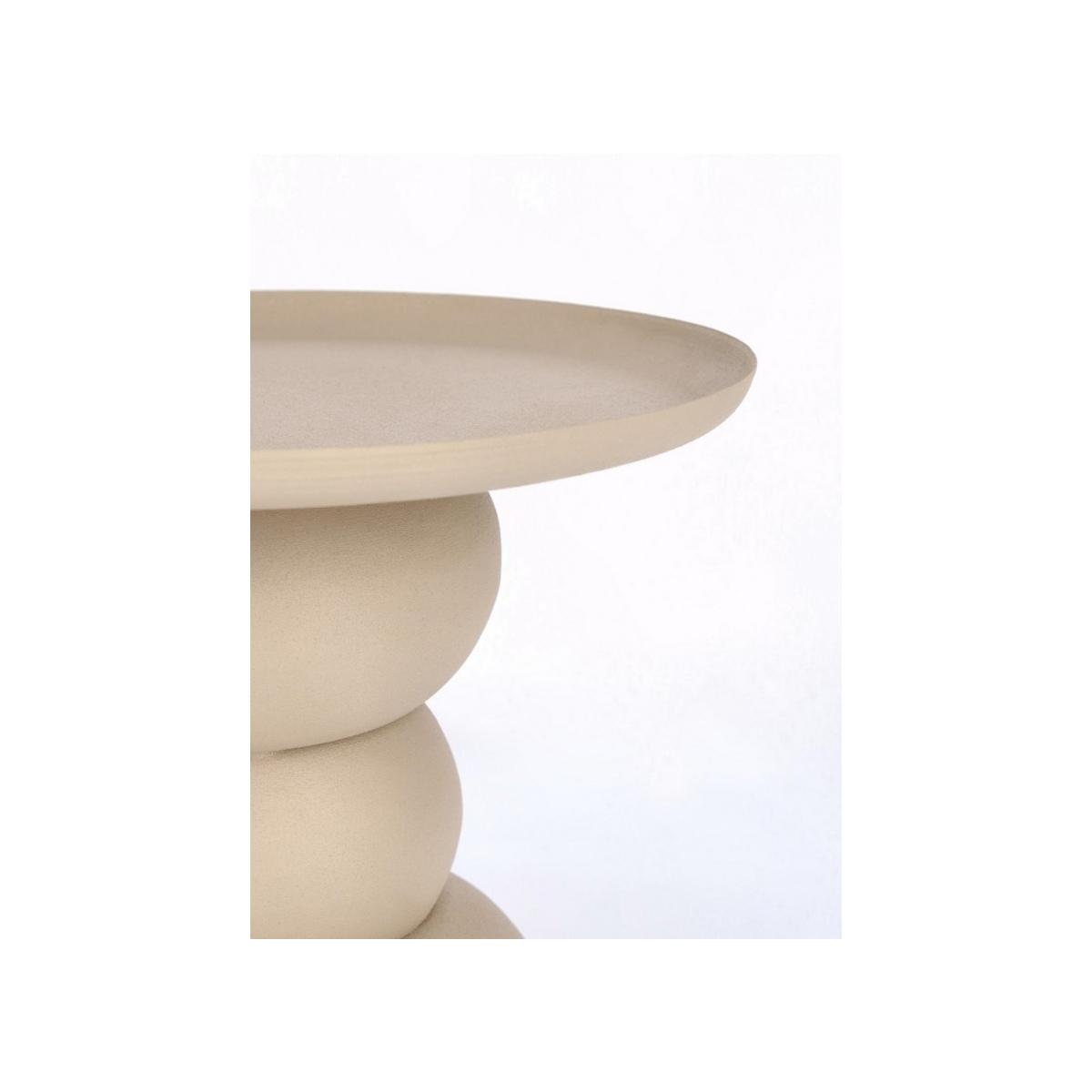 Tavolino Alpa Beige Tondo cm.Ã?36 | Bizzotto