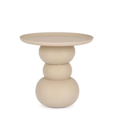 Tavolino Alpa Beige Tondo cm.Ã?36 | Bizzotto