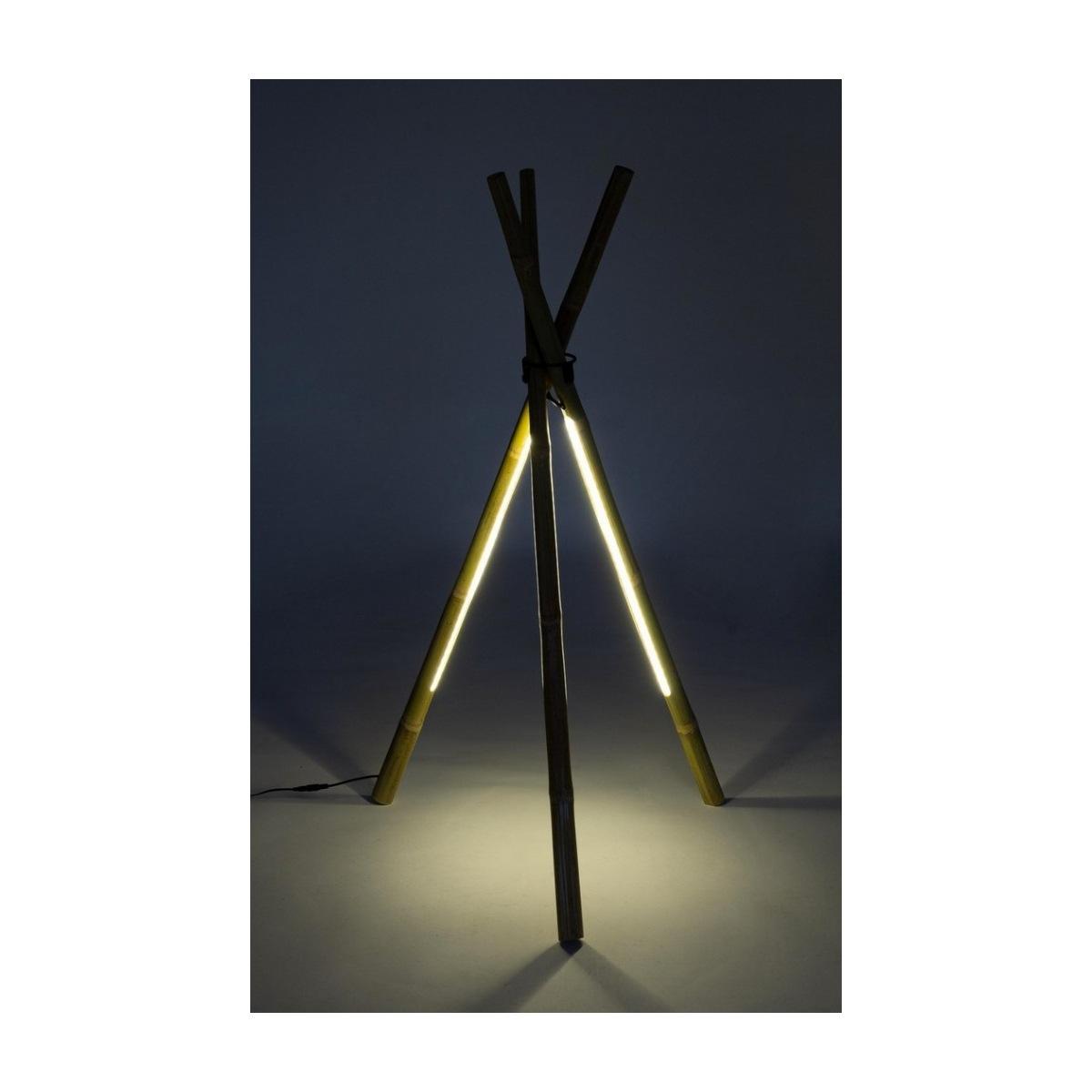 Piantana LED Treppiede Bamboo cm.H109 | Bizzotto