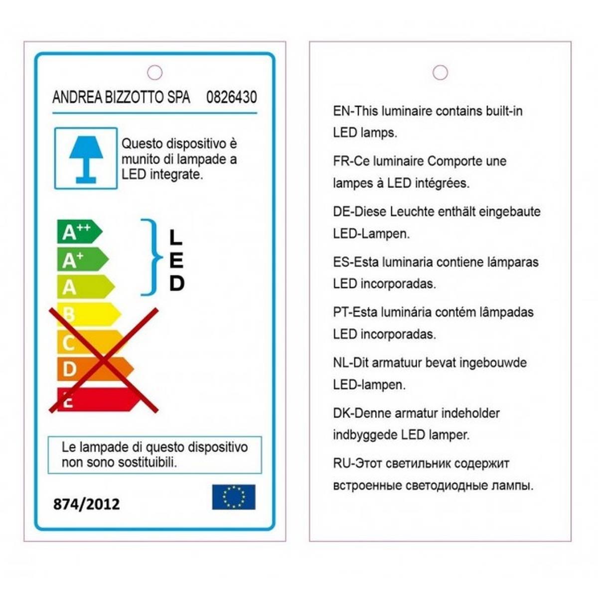 Piantana LED Treppiede Bamboo cm.H109 | Bizzotto