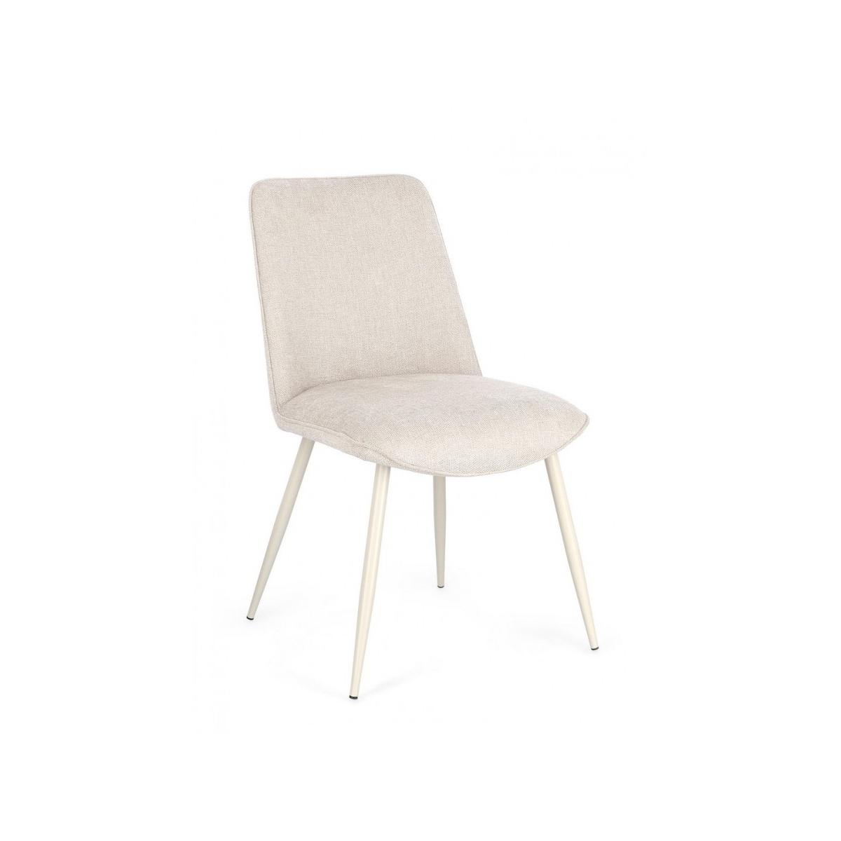 Sedia Cora Beige/Beige | Bizzotto