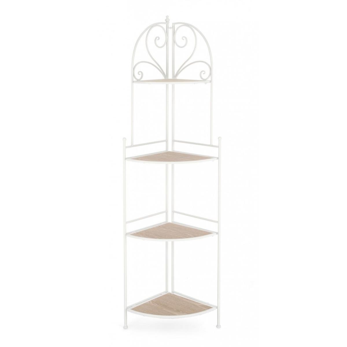 Angoliera Guenda 4 Piani Bianco | Bizzotto