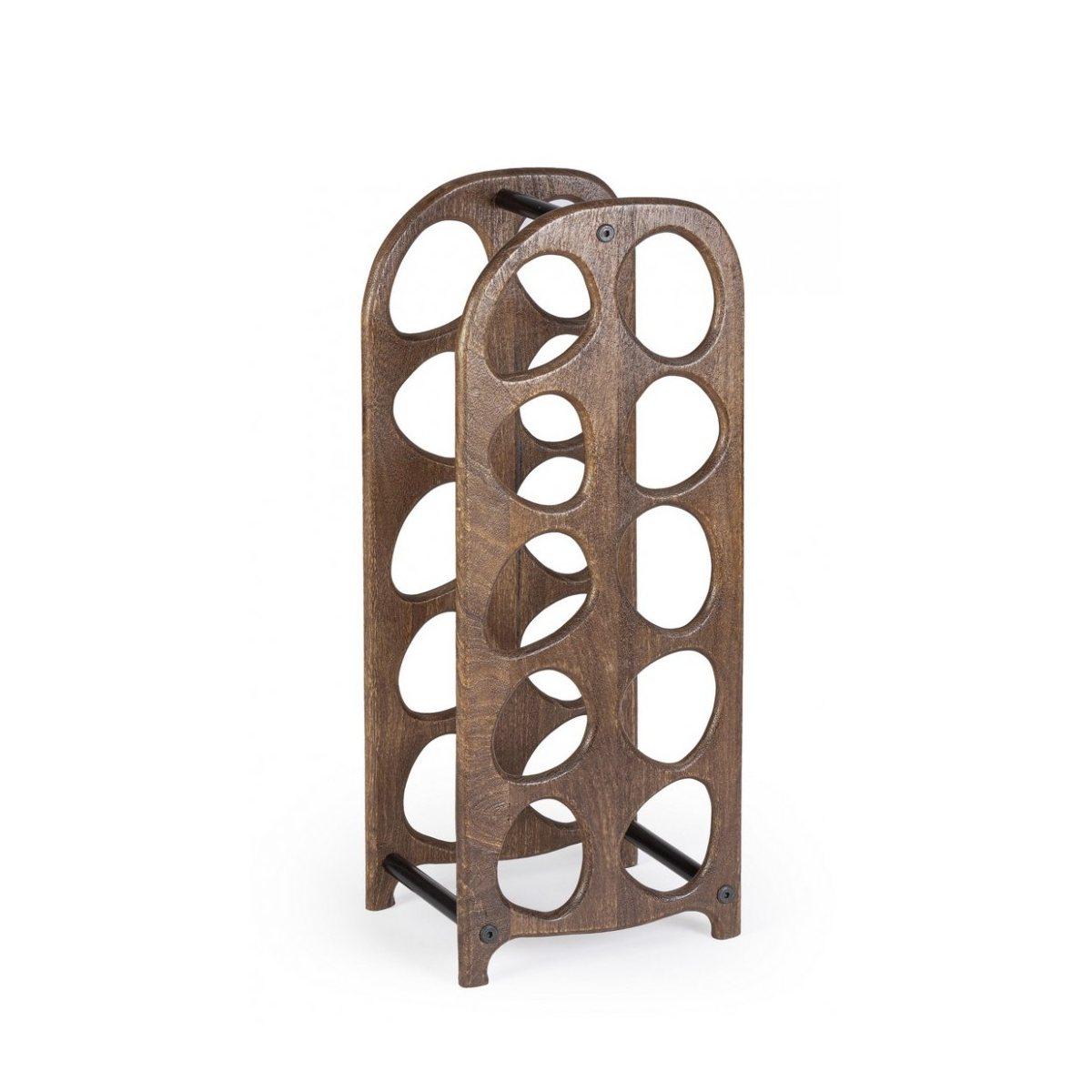 Porta Bottiglie 10 Posti Yukon Marrone | Bizzotto