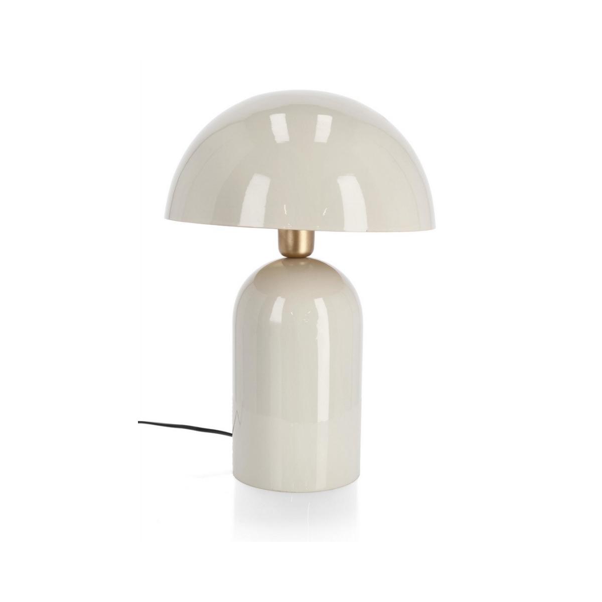 Lampada Tavolo Velma Beige cm.H45 | Bizzotto