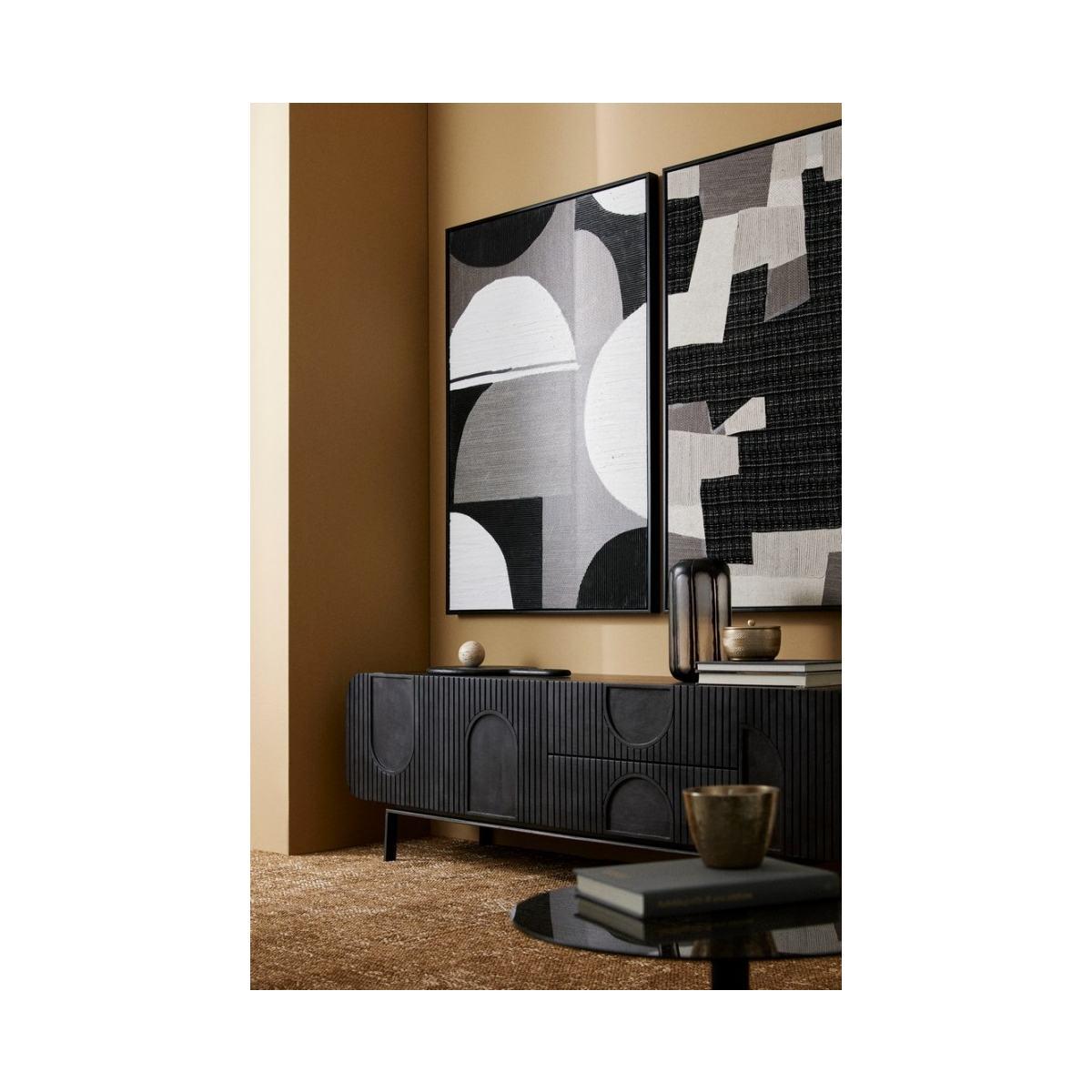Quadro con Cornice Tessuto F90 cm.82,6x122,6 | Bizzotto