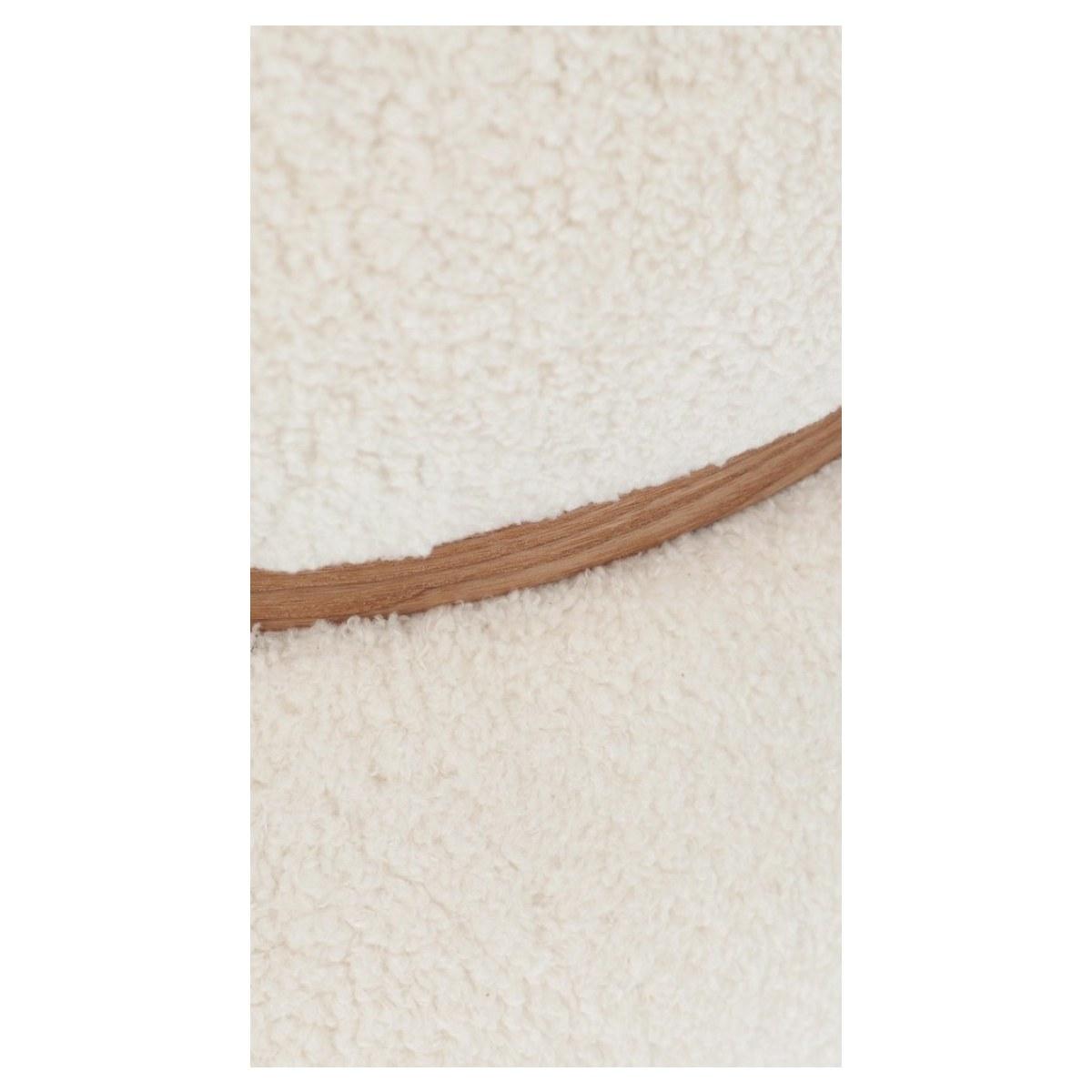 Pouff Mirka To Bianco | Bizzotto