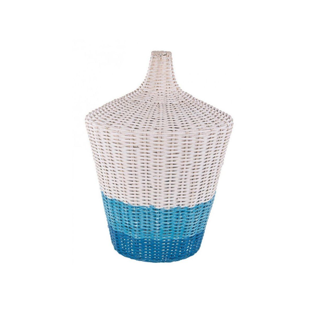 Lampada Tavolo Sky Rattan Blu-Azzurro | Bizzotto