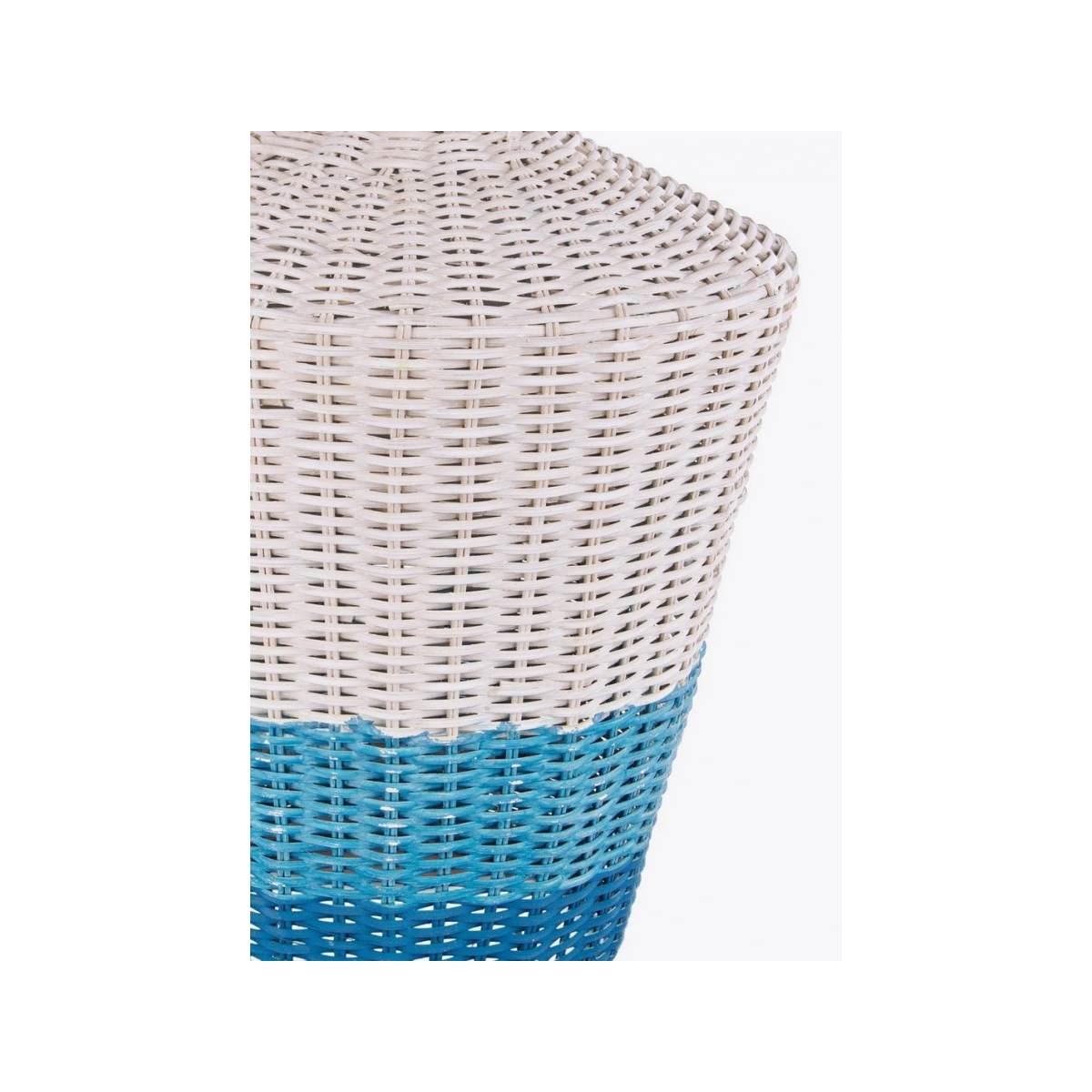 Lampada Tavolo Sky Rattan Blu-Azzurro | Bizzotto
