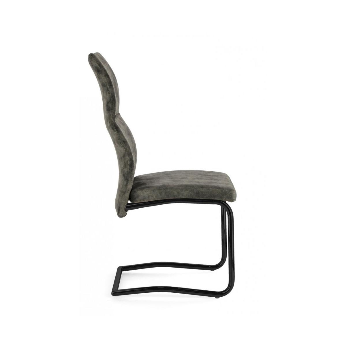 Sedia Thelma Velluto Verde | Bizzotto