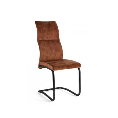 Sedia Thelma Velluto Ruggine | Bizzotto