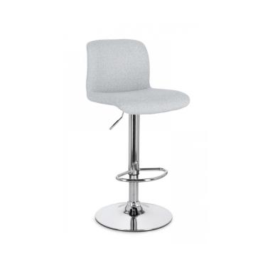 Sgabello Bar Rafael Cromo-Grigio Chiaro | Bizzotto