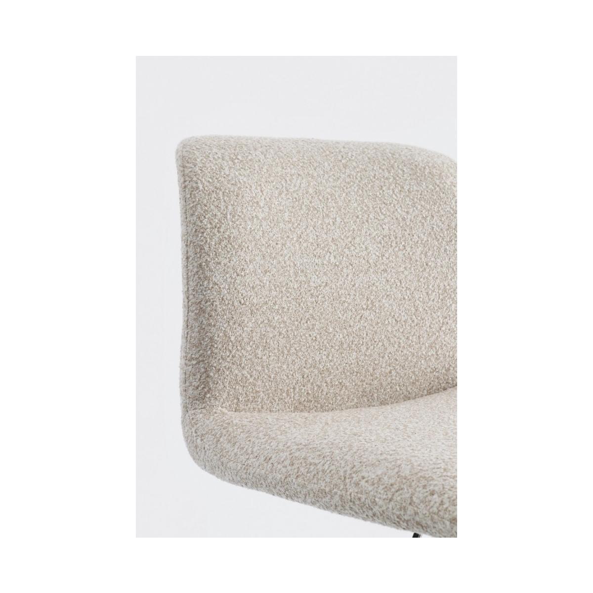 Sgabello Bar Rafael Cromo-Beige | Bizzotto