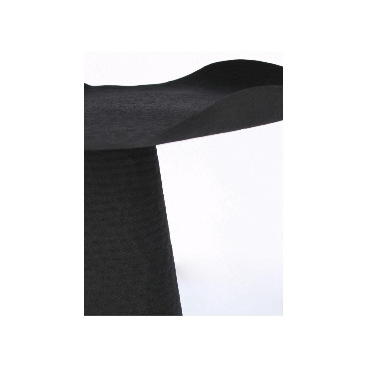 Tavolino Lalita Nero Tondo cm.Ã?46 | Bizzotto