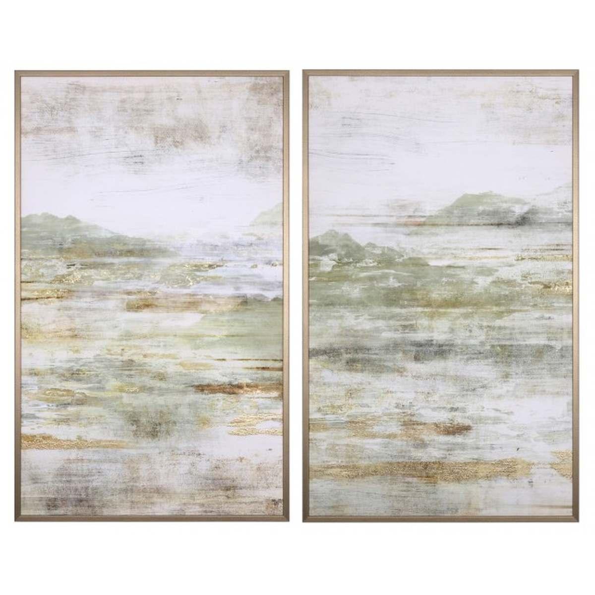 Quadro Set pz.2 con Cornice Gallery cm.55x90 | Bizzotto