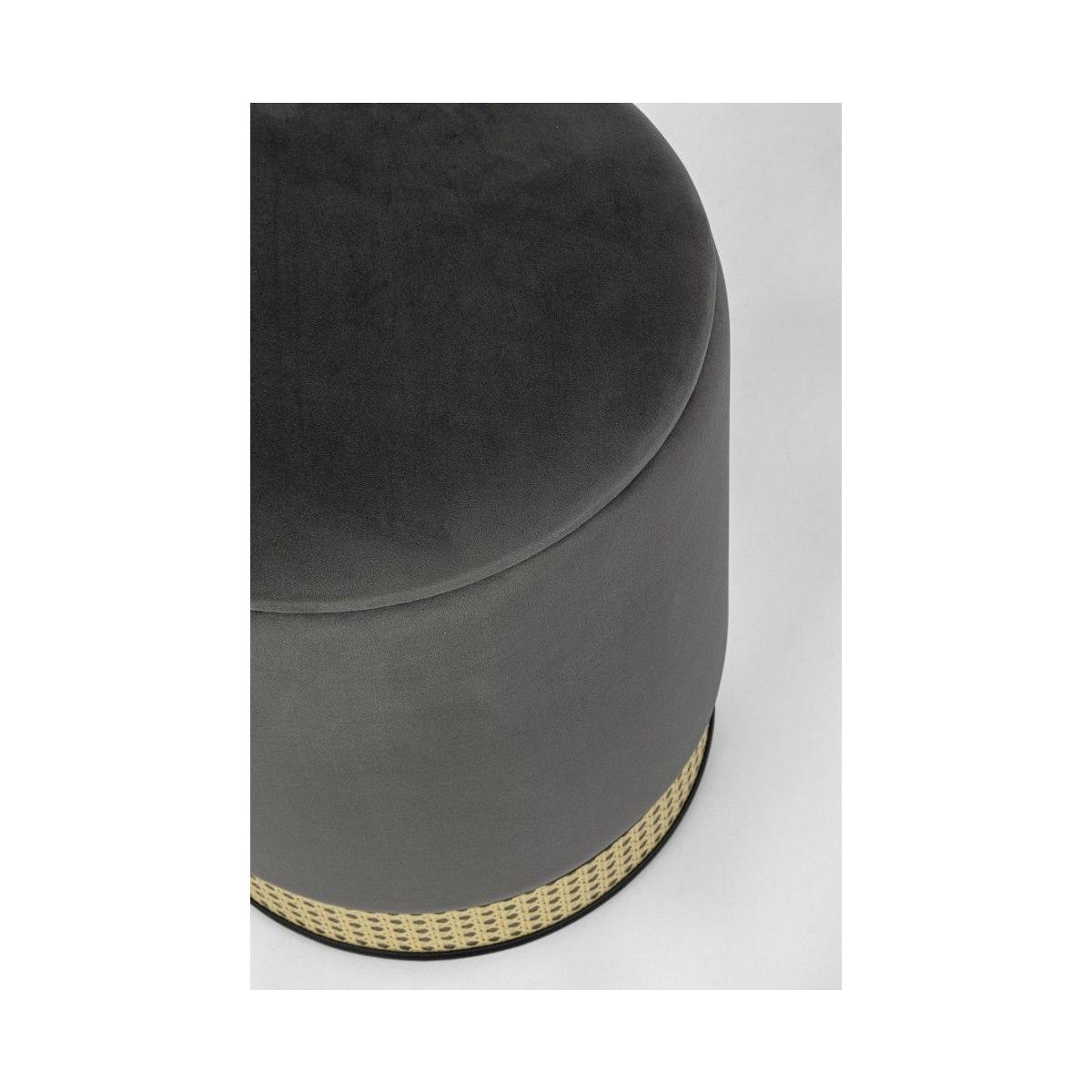 Pouf Set pz.2 Contenitore Milena Grigio Sc | Bizzotto