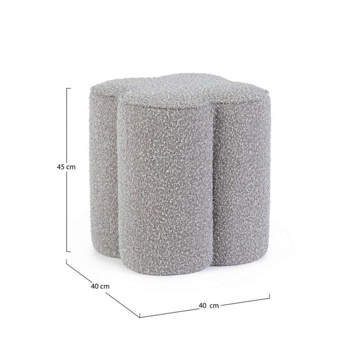 Pouf Cointa Grigio | Bizzotto