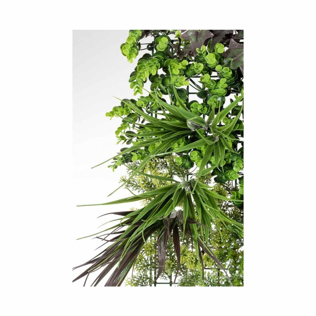 Parete Sintetica Verde Mix cm.100x100 | Bizzotto