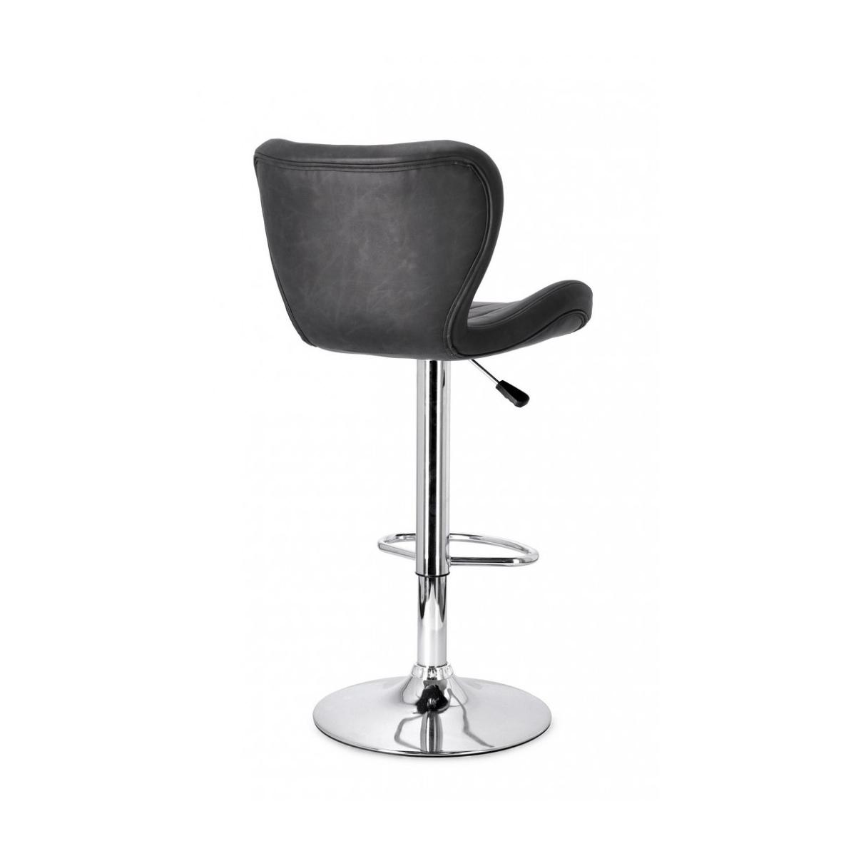 Sgabello Bar Lexington Grigio Scuro | Bizzotto